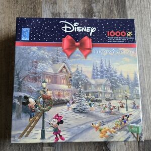 Disney Thomas Kinkade Mickey & Friends Winter puzzle